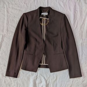 Elegant Brown Women's Blazer